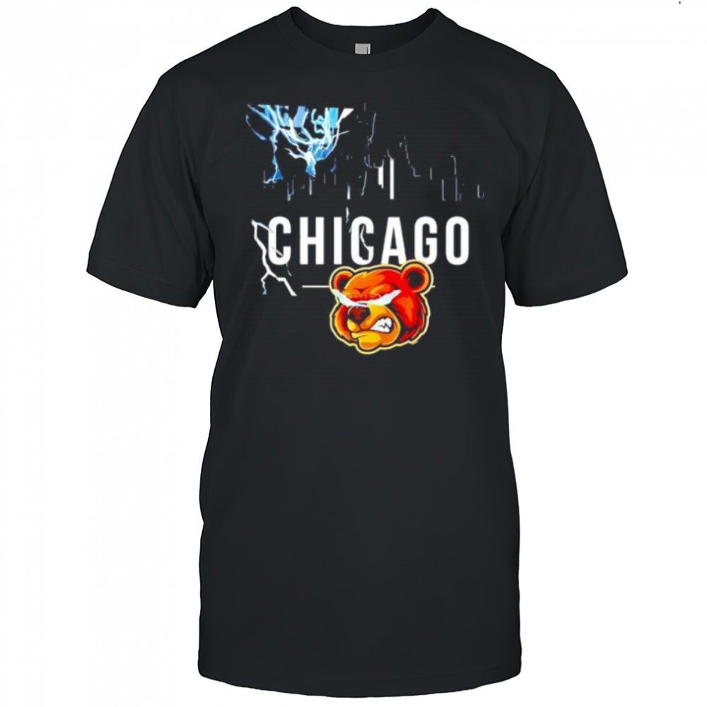 Chicago Bears Skyline town show shirt