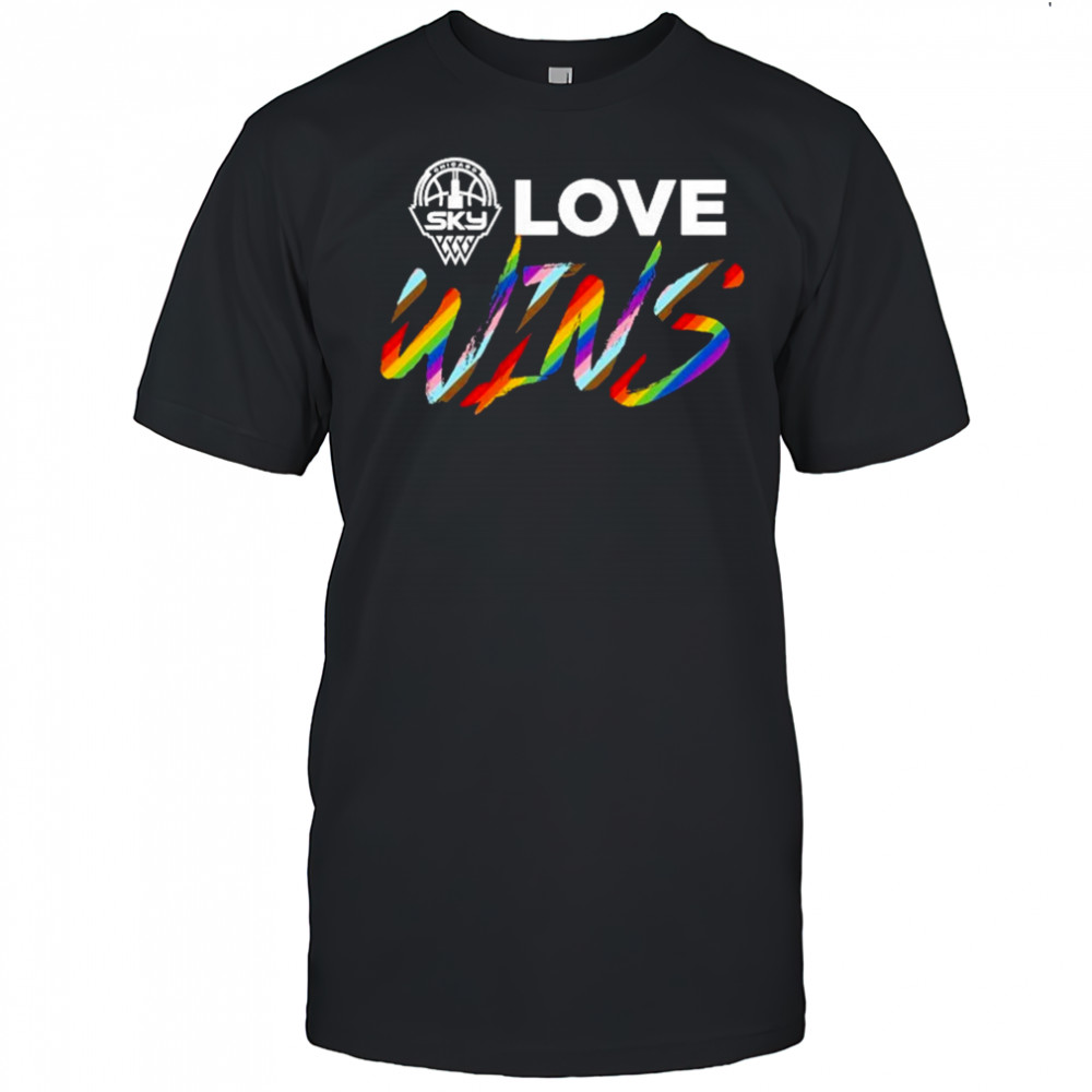 Chicago Sky Love Wins Pride Trans T-Shirt