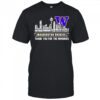 City skyline Washington Huskies thank you for the memories shirt