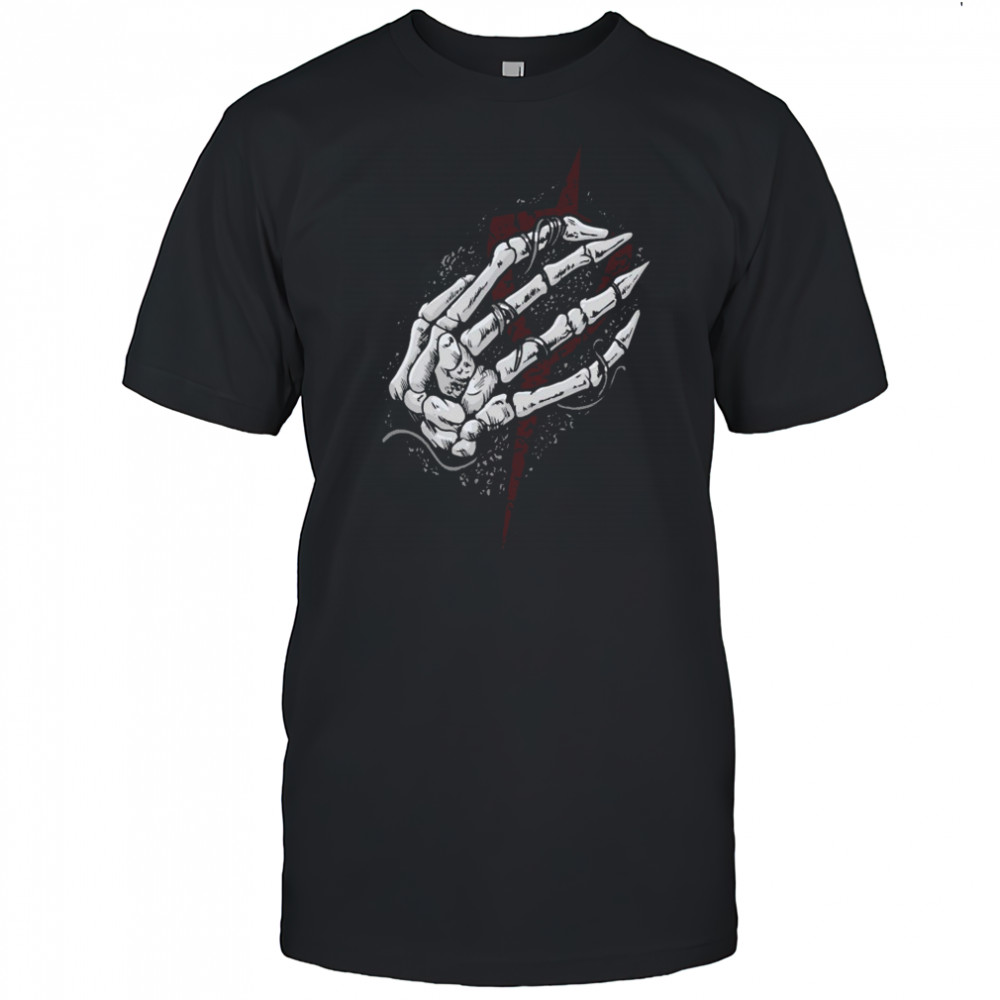 Clayman Heartless Skeleton Hand T-shirt