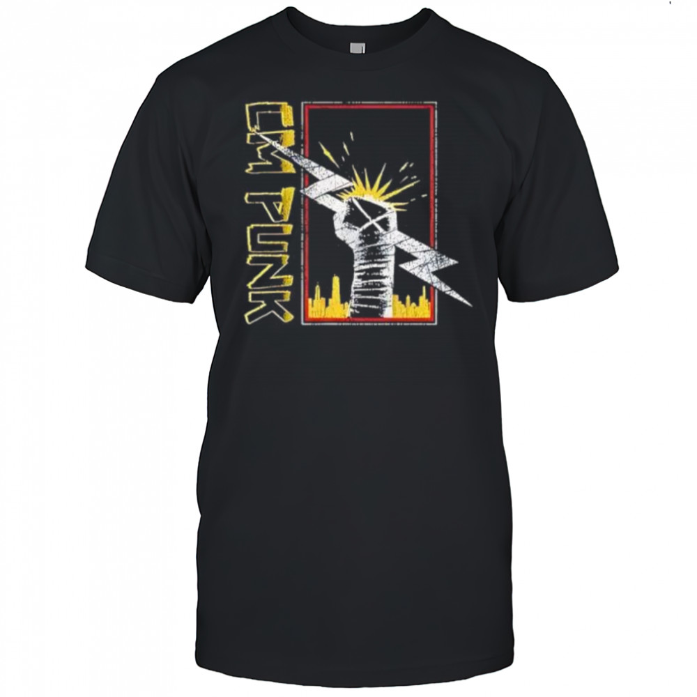 Cm punk chicago fist shirt