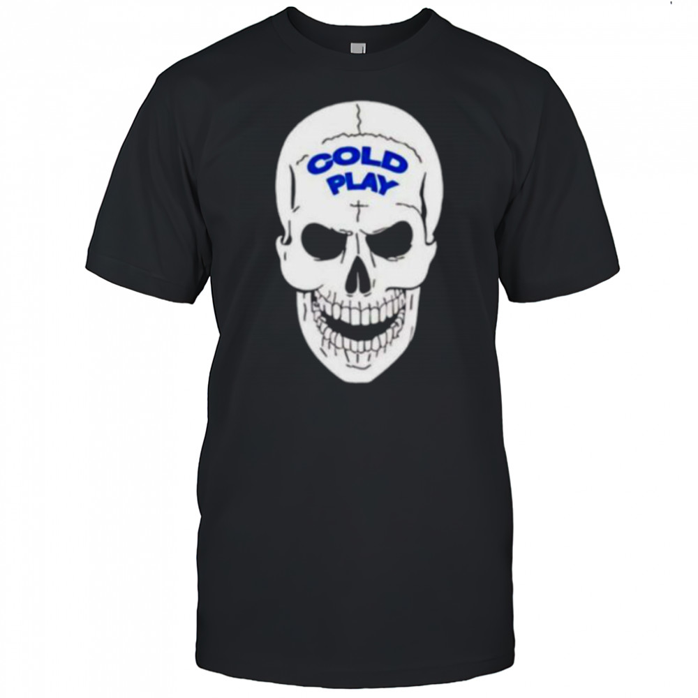 Coldplay skull astronomy shirt