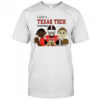 Colors of Texas Tech Football fan cartoon shirt