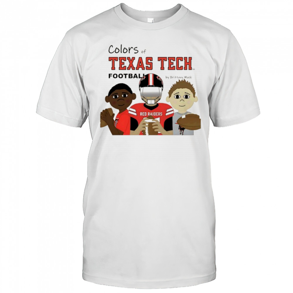 Colors of Texas Tech Football fan cartoon shirt