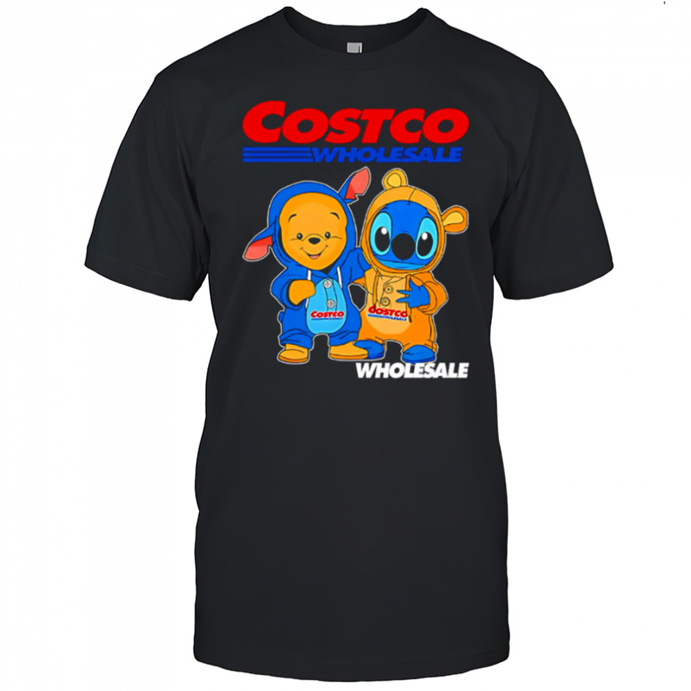 Costco wholesale pooh and stitch friends shirt