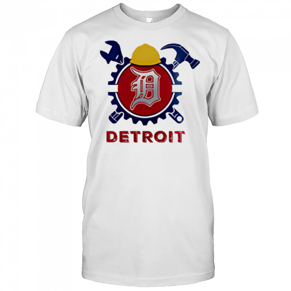 Detroit Tigers Happy Labor Day USA Baseball shirt