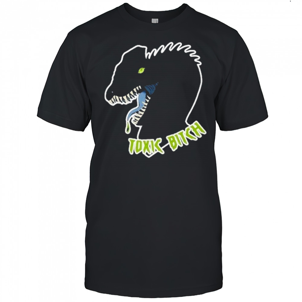 Dilophosaurus Dinosaur Toxic Bitch T-shirt