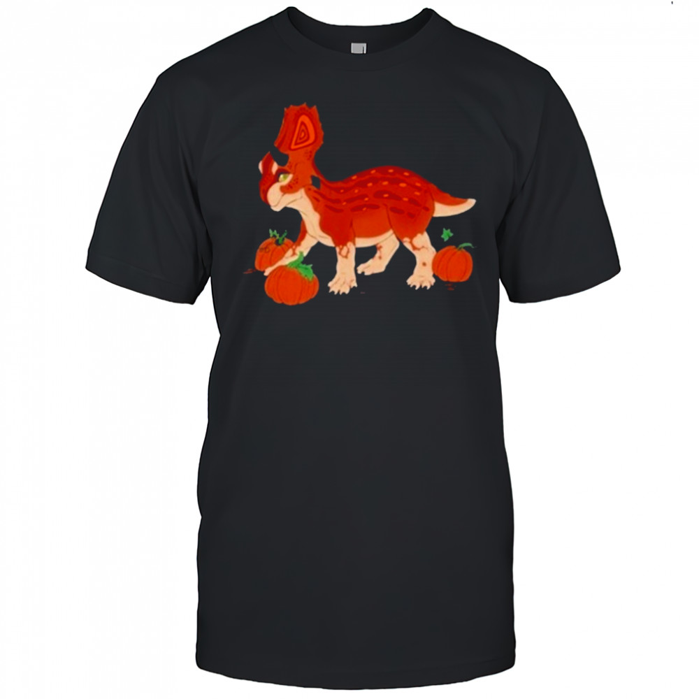 Dinosaur Diabloceratops Pumpkin T-shirt