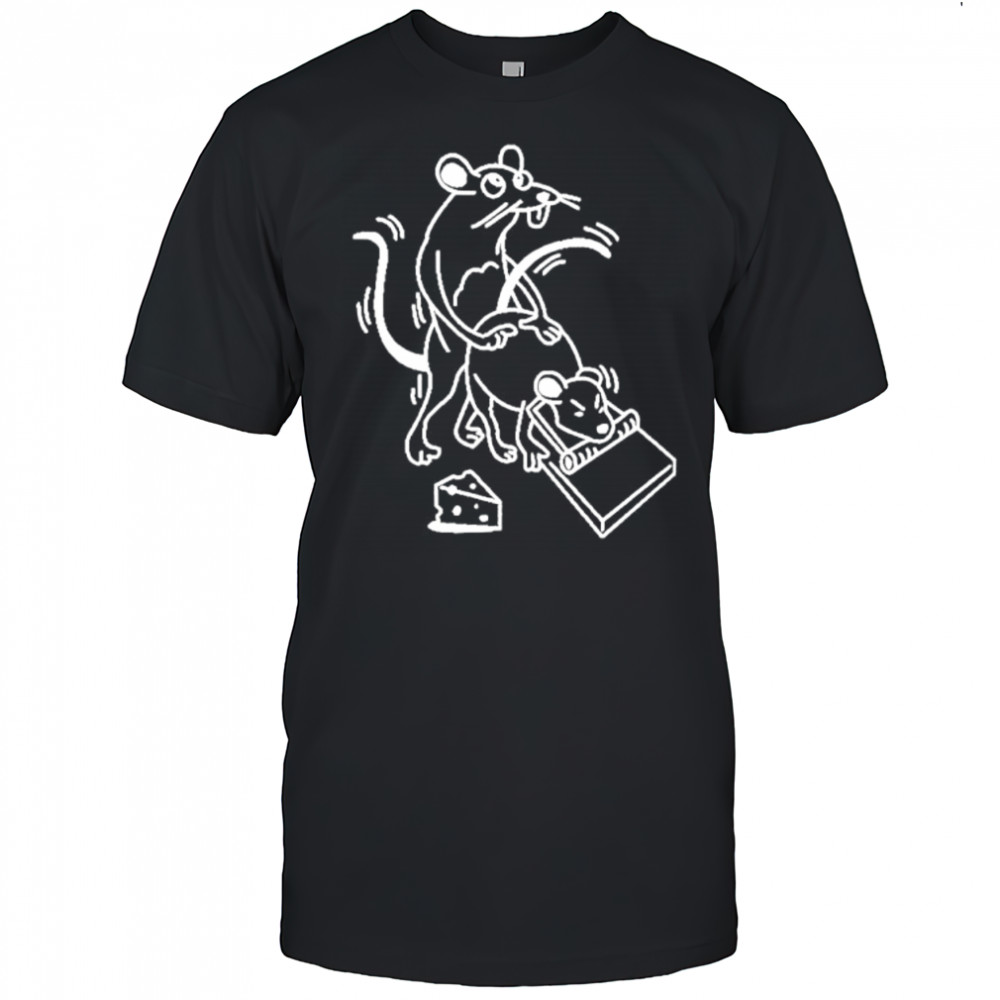 Dirty rat print shirt