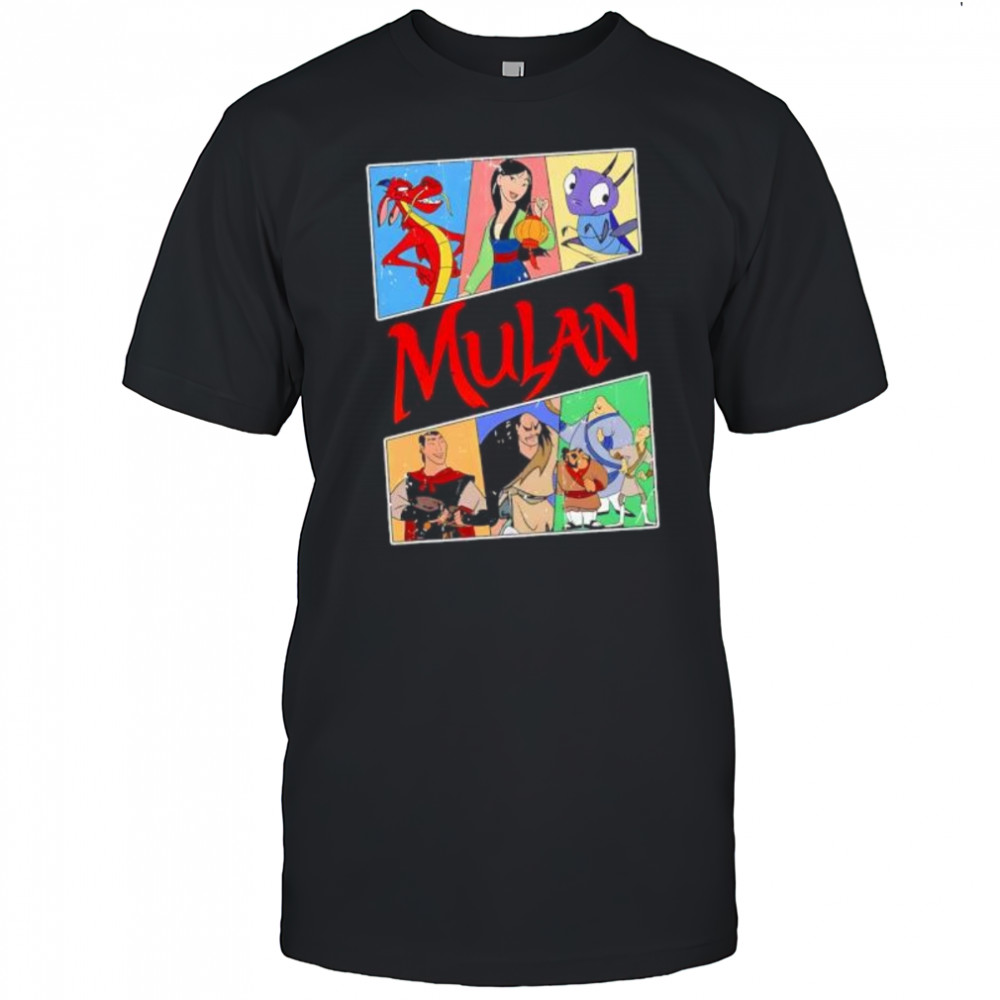 Disney Mulan Characters Retro shirt
