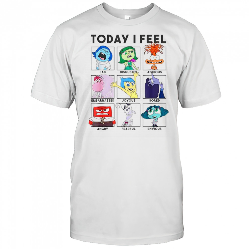 Disney Pixar Inside Out 2 Today I Feel T-Shirt