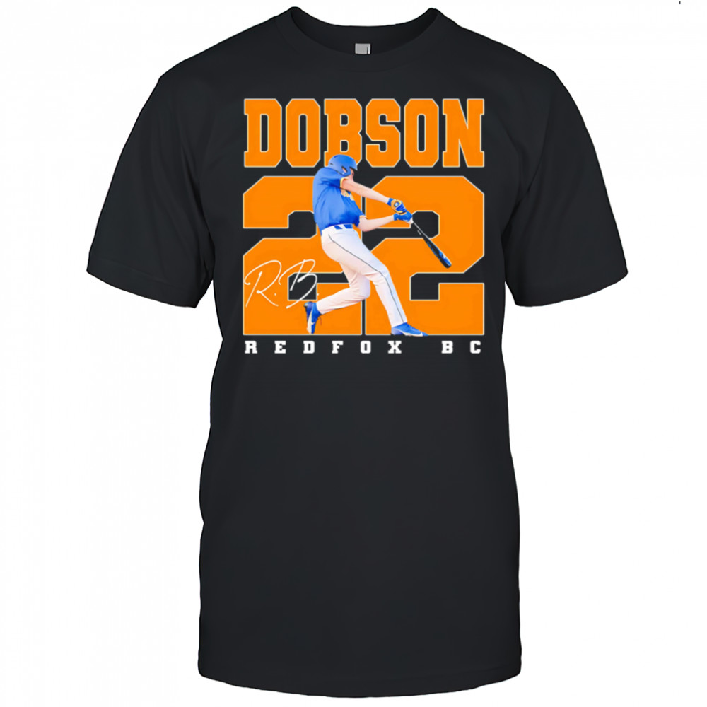 Dobson 22 Redfox Bc baseball shirt