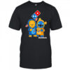 Domino’s pizza pooh and stitch friends shirt
