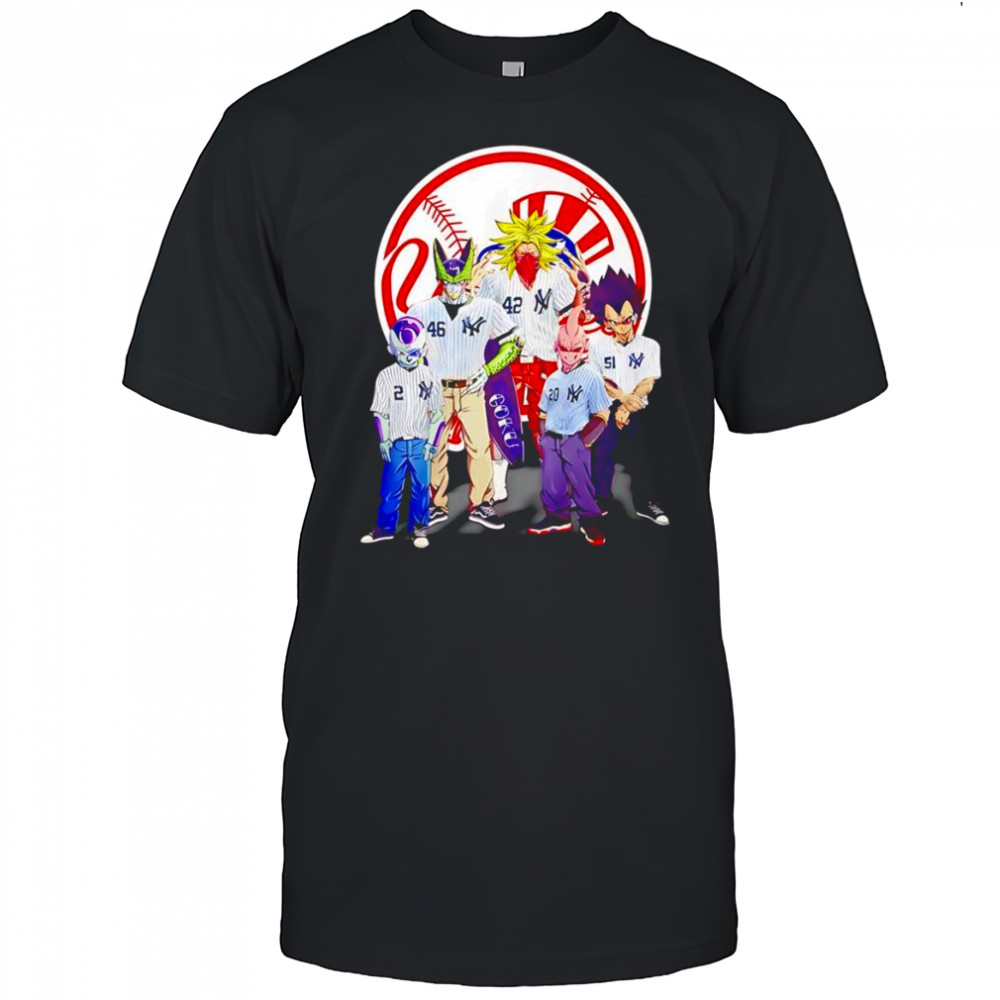 Dragon Ball villains New York Yankees shirt