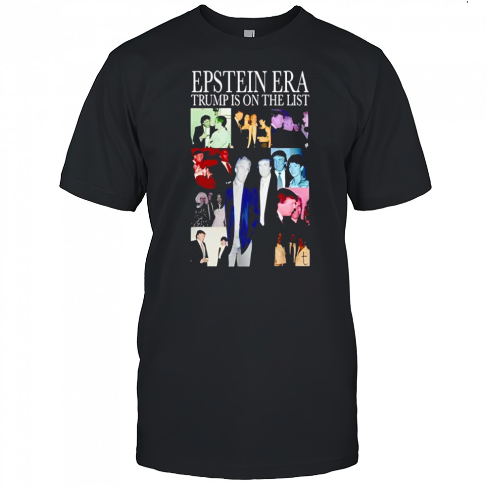 Epstein eras tour Trump 2025 political shirt
