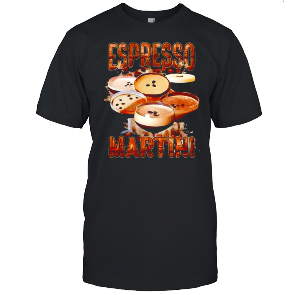 Espresso Martini cocktail retro shirt