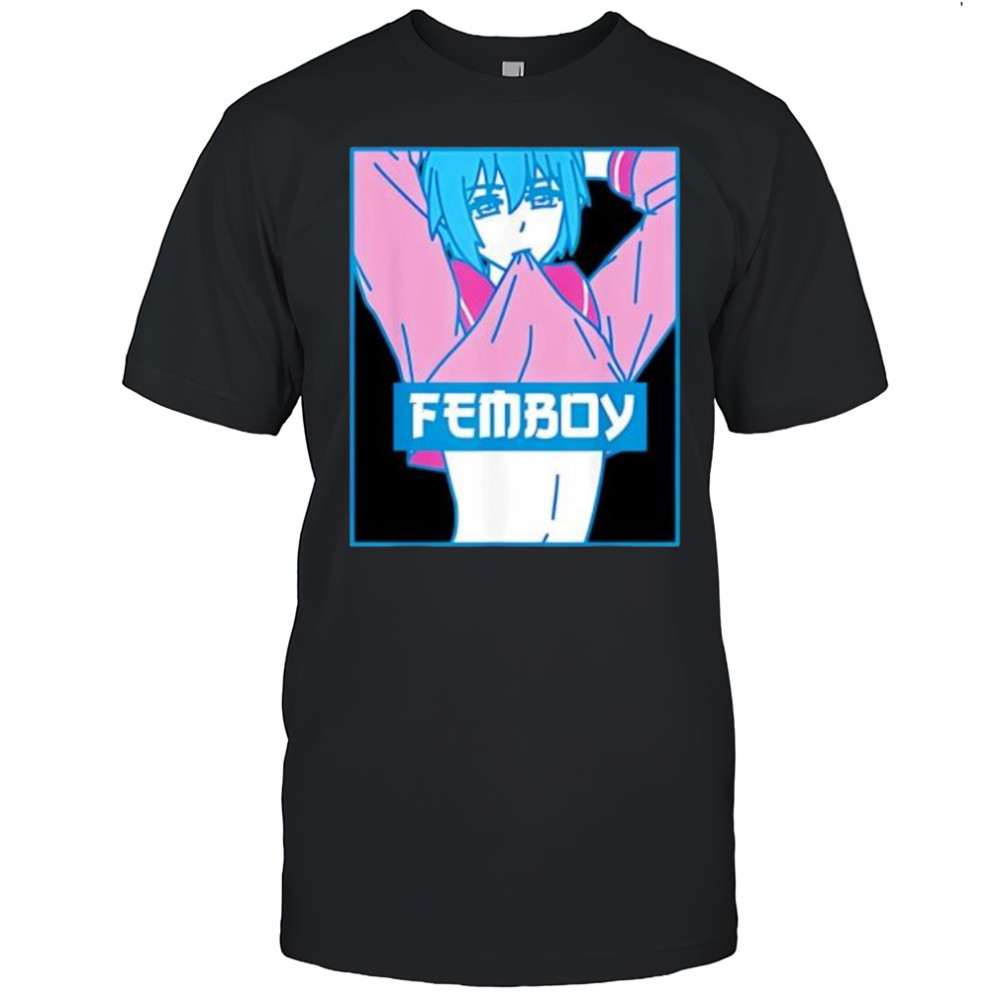 Femboy aesthetic pastel yaoI anime boy crossdressing shirt