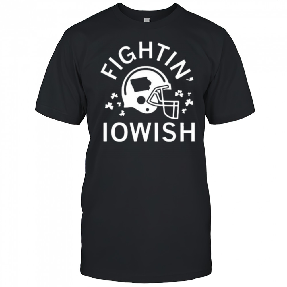 Fightin Iowish helmet shirt
