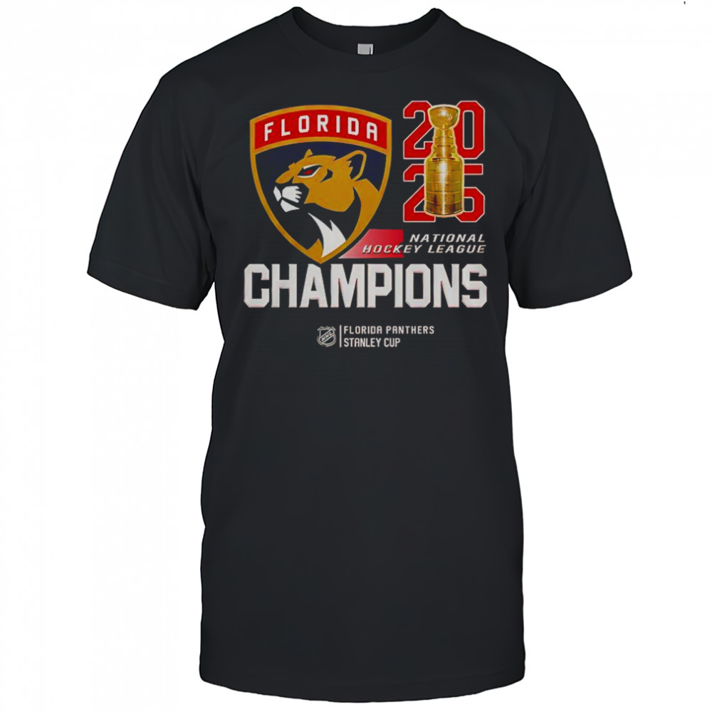 Florida Panthers 2025 National Hockey League Final Champions T-Shirt