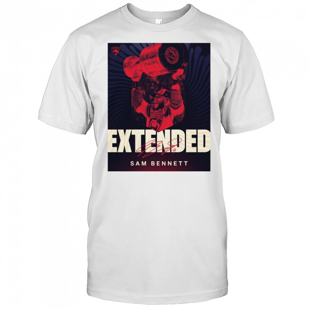 Florida Panthers Sam Bennett Eight-Year Contract Extension Signature T-Shirt