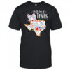For the love of Texas floral state relief 2025 shirt