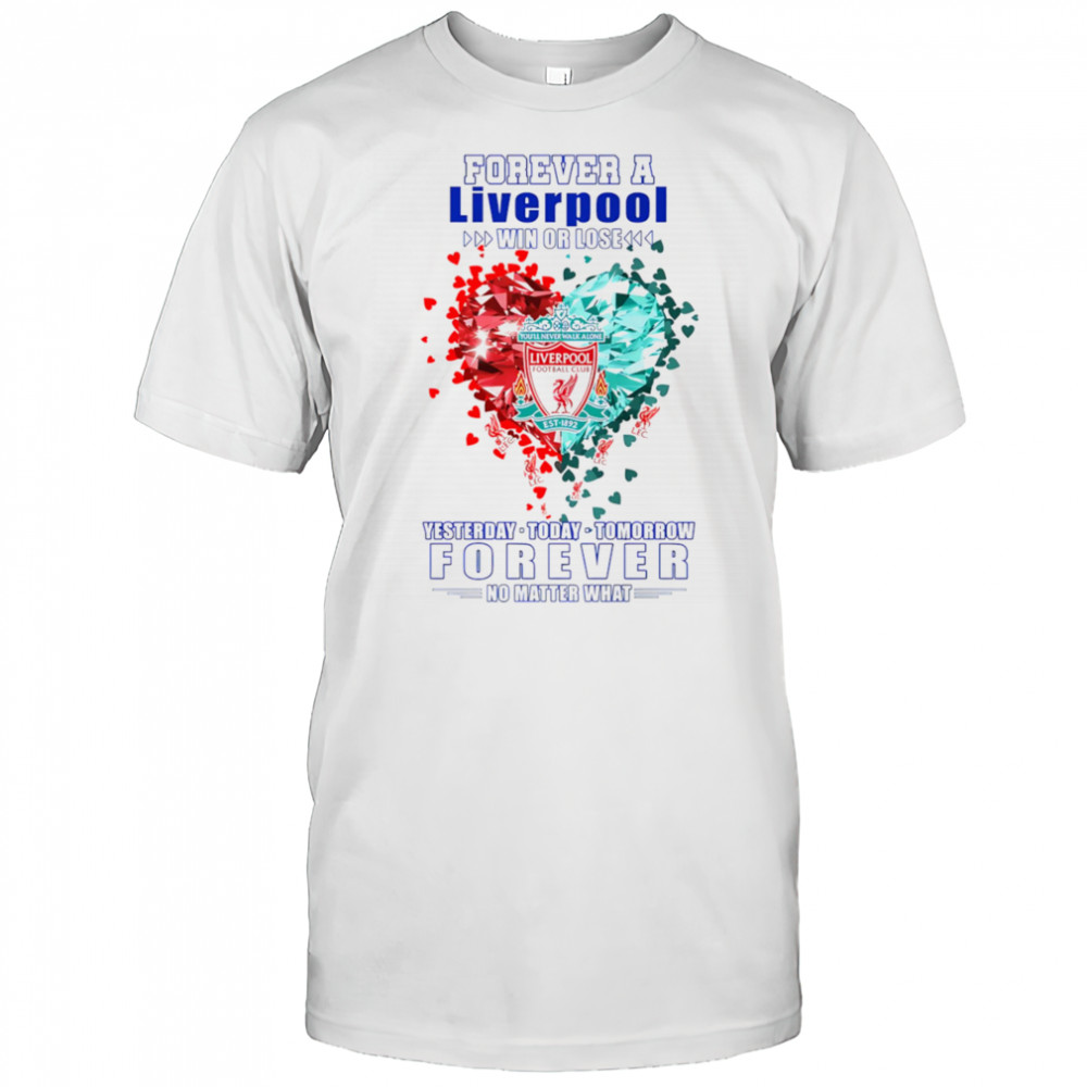 Forever a Liverpool win or lose yesterday today tomorrow forever no matter what shirt