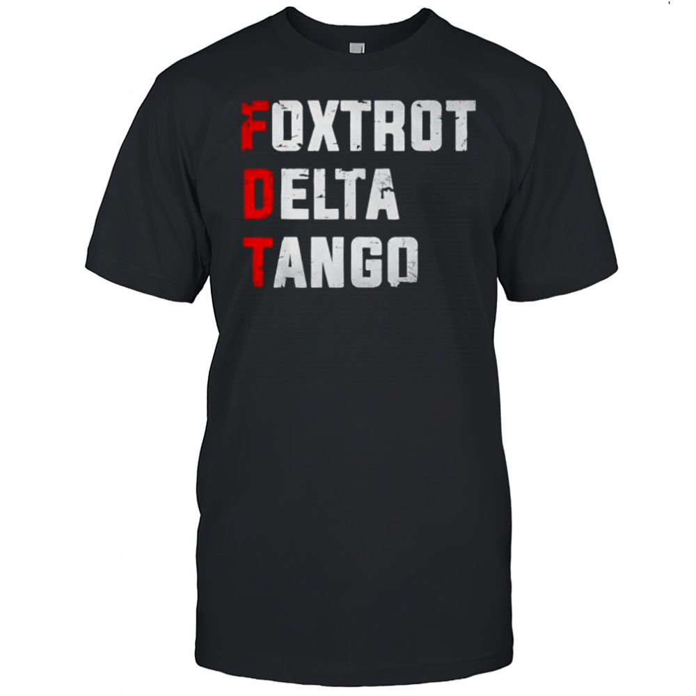 Foxtrot Delta Tango retro shirt