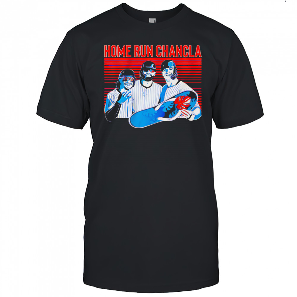 Francisco Lindor Brandon Nimmo Pete Alonso Home Run Chancla baseball shirt