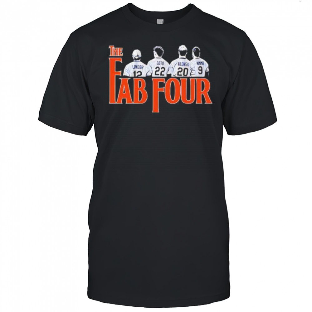 Francisco Lindor Juan Soto Pete Alonso and Brandon Nimmo Fab Four shirt