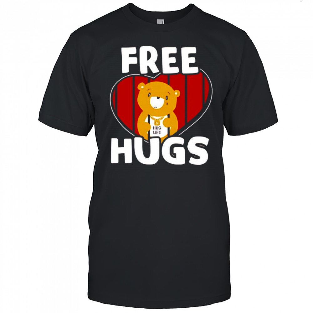 Free hugs bear shirt