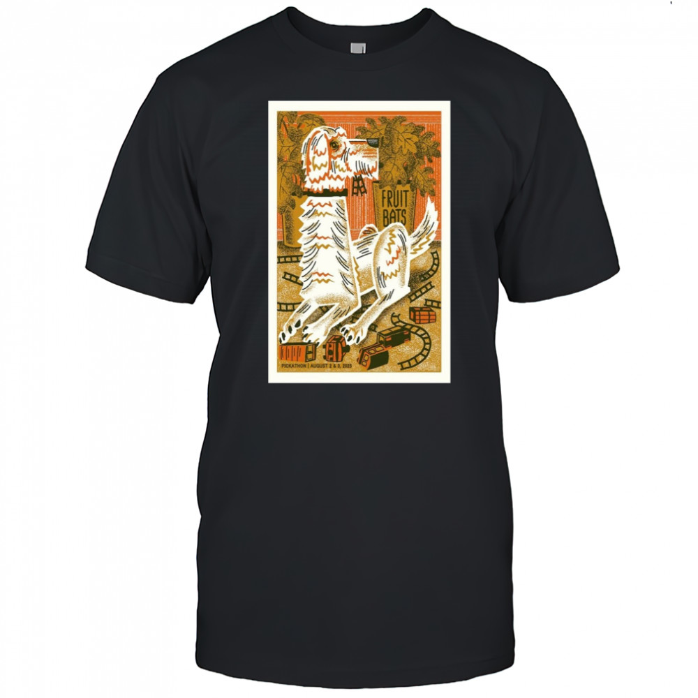 Fruit Bats In Happy Valley OR On Aug 2-3 2025 Tour Poster T-Shirt