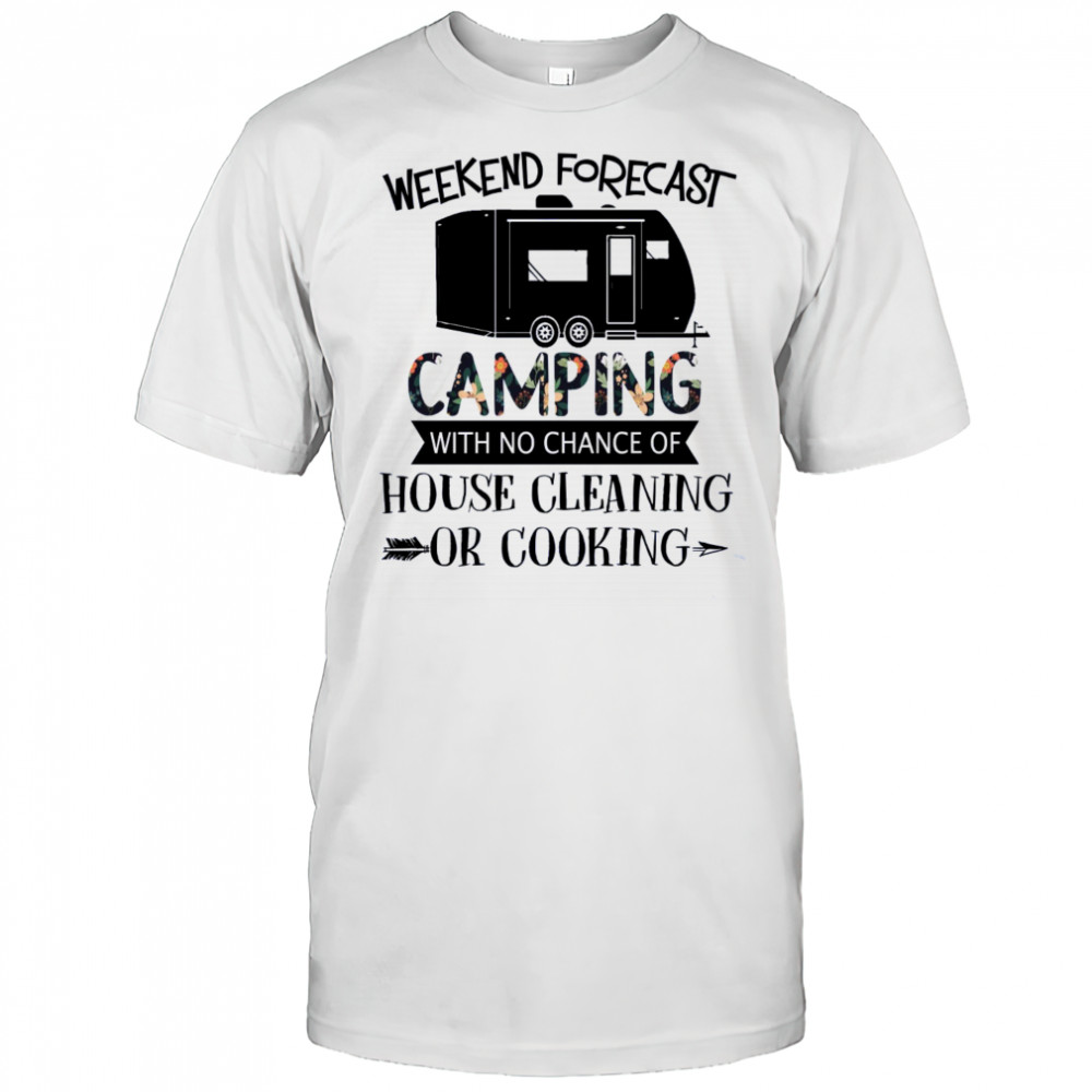 Funny Camping T-Shirt for Women & Men – No Cooking or Cleaning Weekend Tee