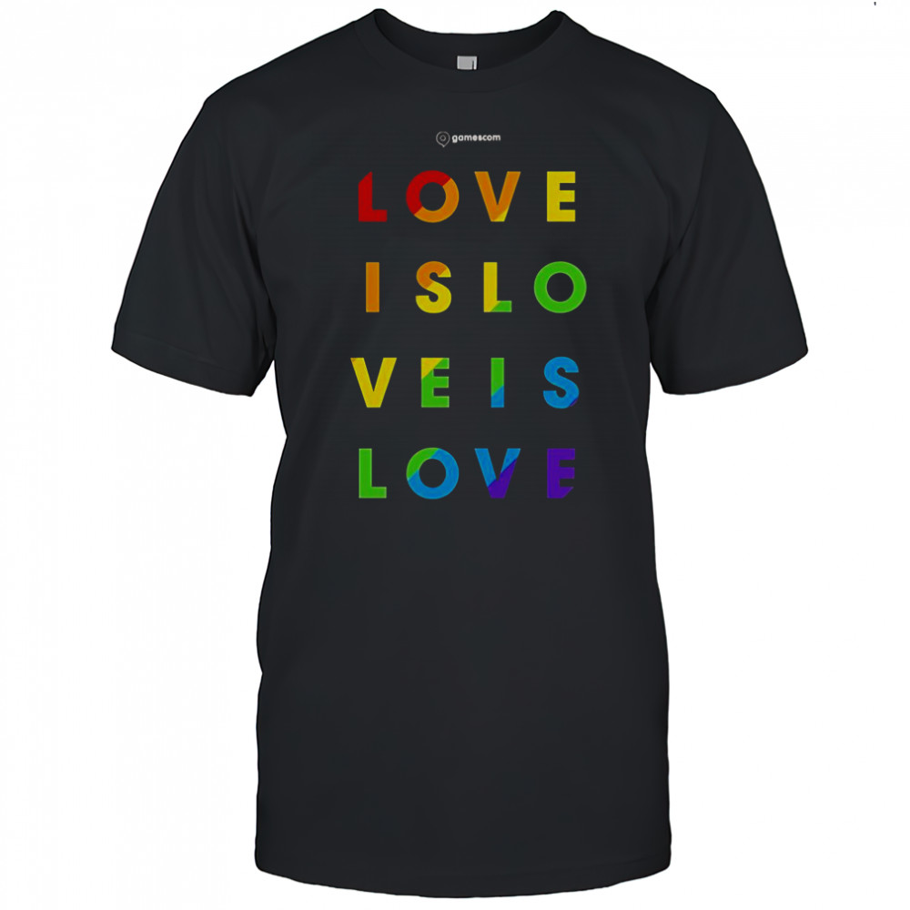 Gamescom Love Is Love Pride T-Shirt