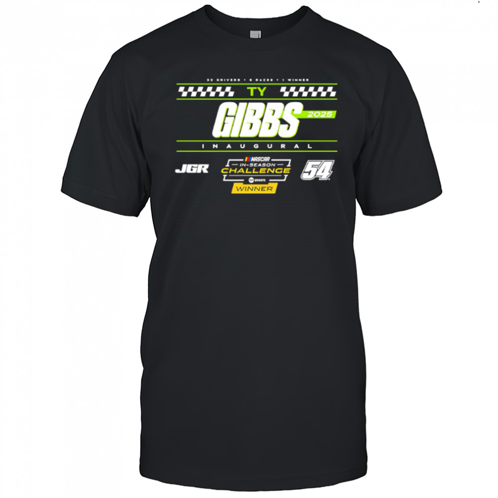 Gibbs 2025 NASCAR Cup Series In-Season Challenge Winner shirt