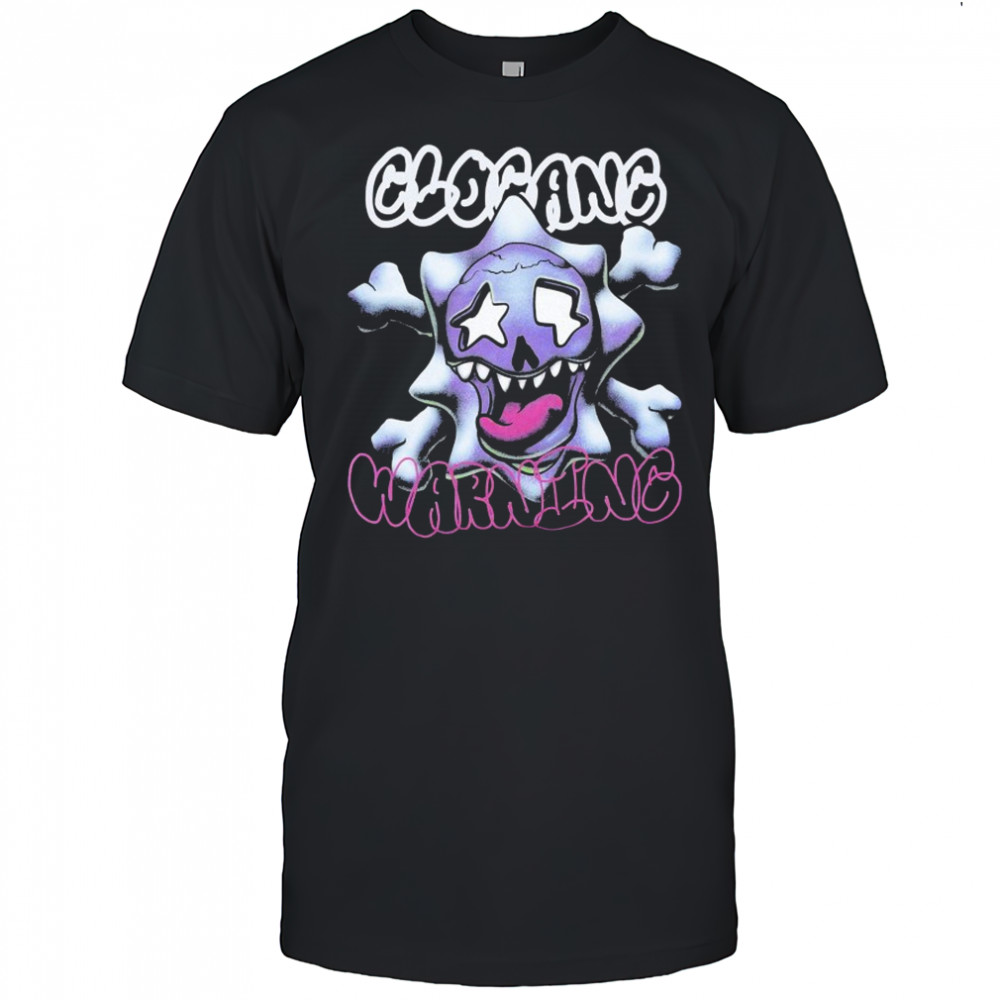 Glo Gang Warning Cross Boned T-shirt