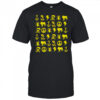 Golden Funny Symbol Skull Snake shirt