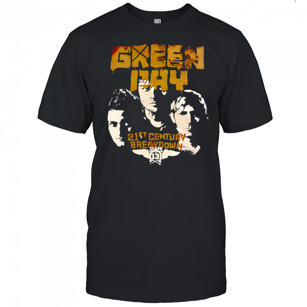 Green Day 21st Century Breakdown retro shirt