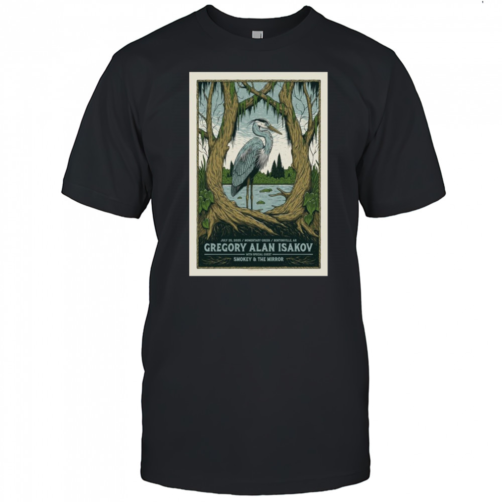 Gregory Alan Isakov The Momentary Green 2025 Tour Poster T-Shirt