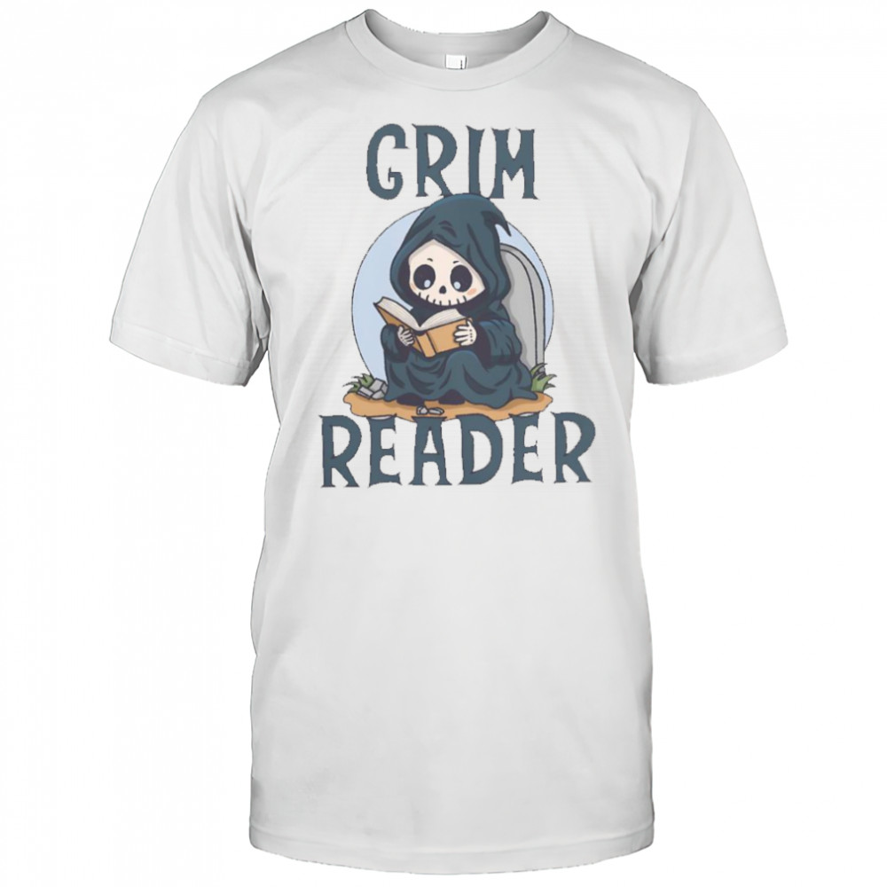 Grim Reader Reading Book T-Shirt