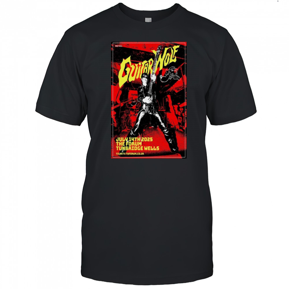 Guitar Wolf Poster 2025 Tunbridge Wells T-Shirt