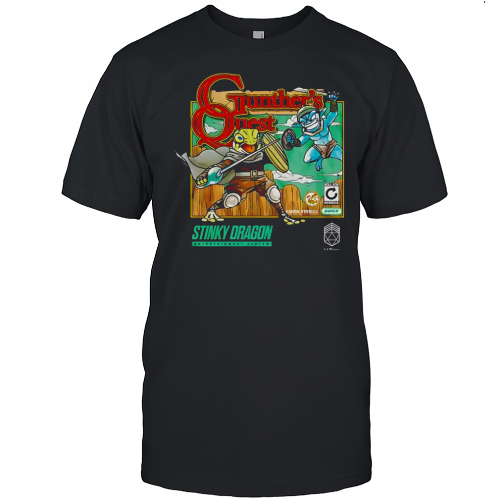 Gunther’s Quest stinky dragon shirt