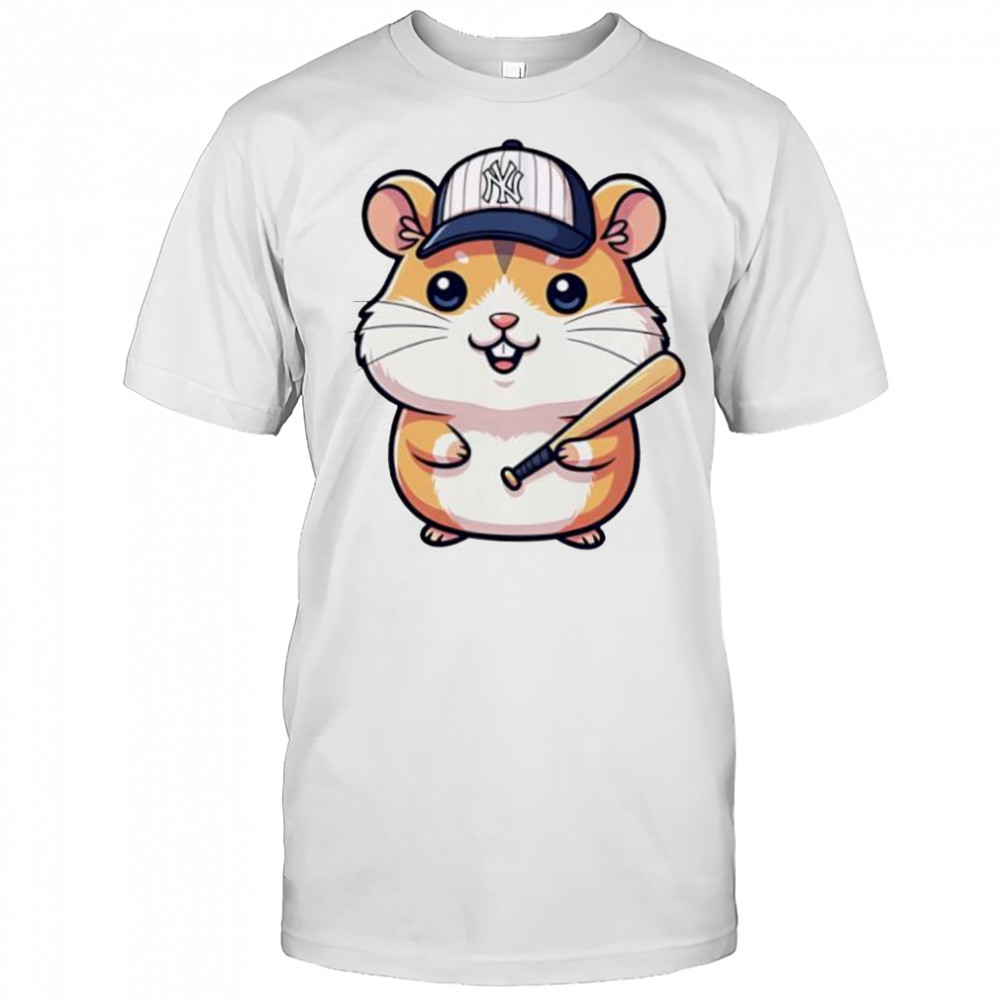 Hamster New York Yankees cute shirt