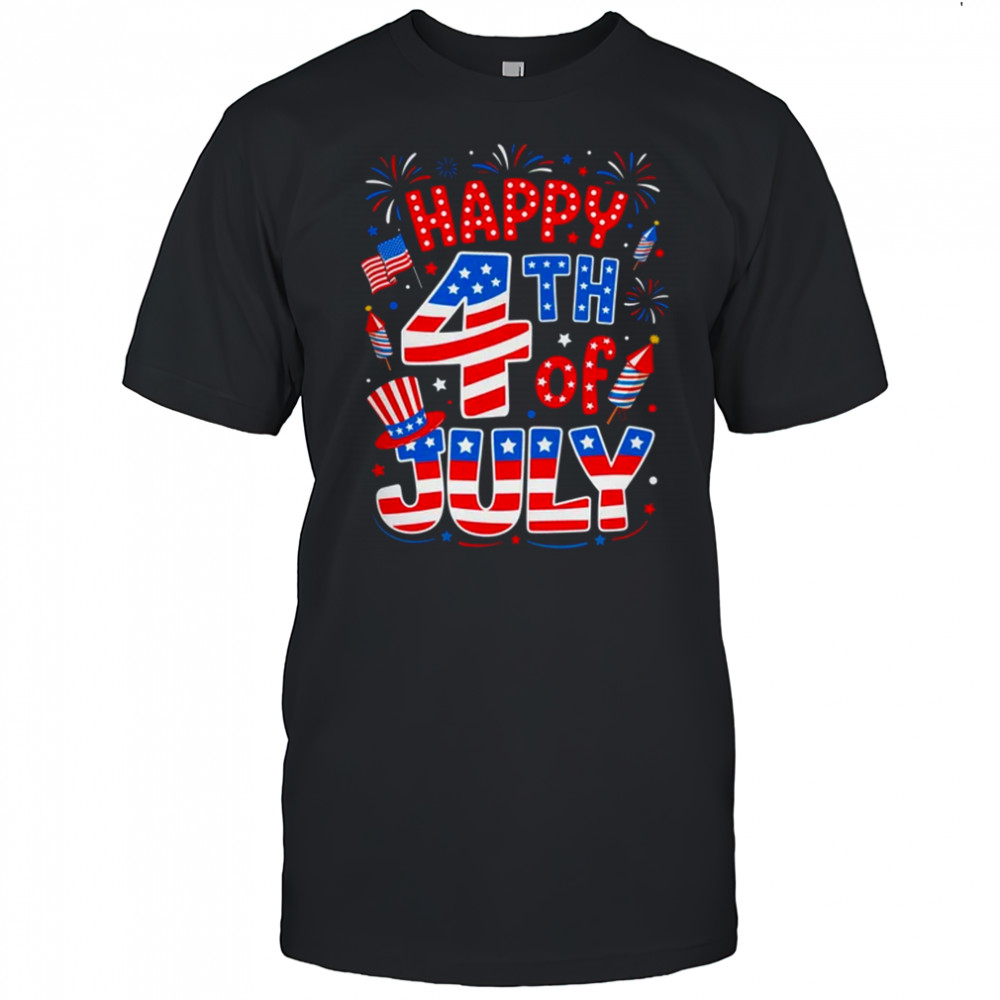 Happy 4th Of July US Flag American 4th Of July Independence shirt