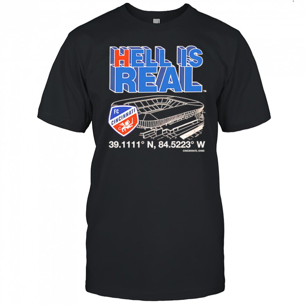 Hell Is Real Cincinnati Coordinates premium shirt