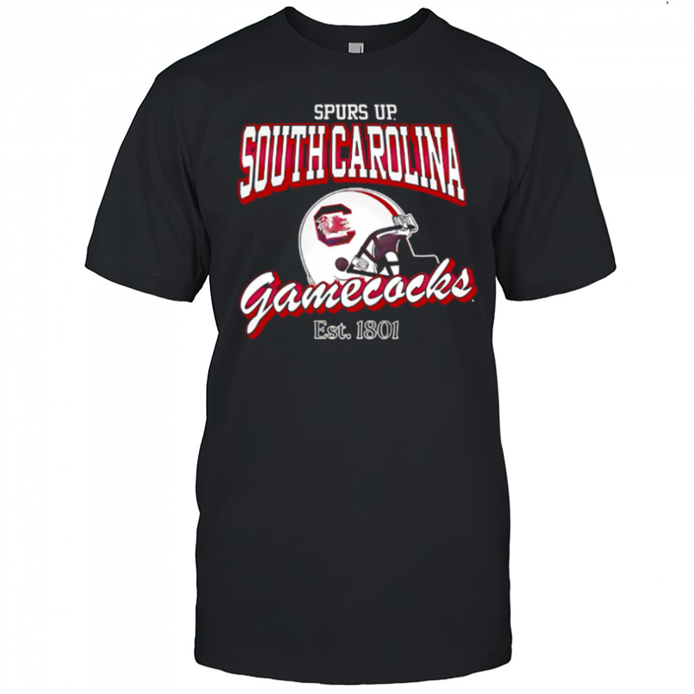 Helmet Spurs Up South Carolina Gamecocks Est 1801 shirt