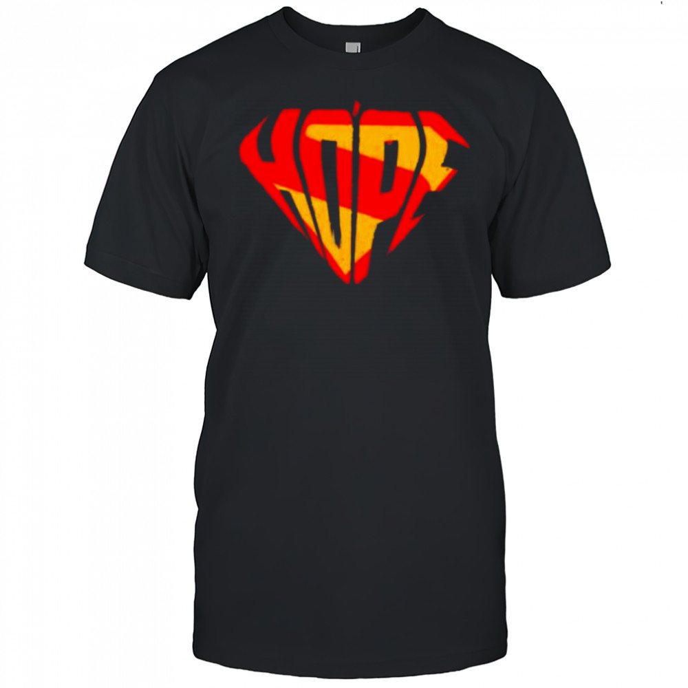 Hope Superman logo shirt