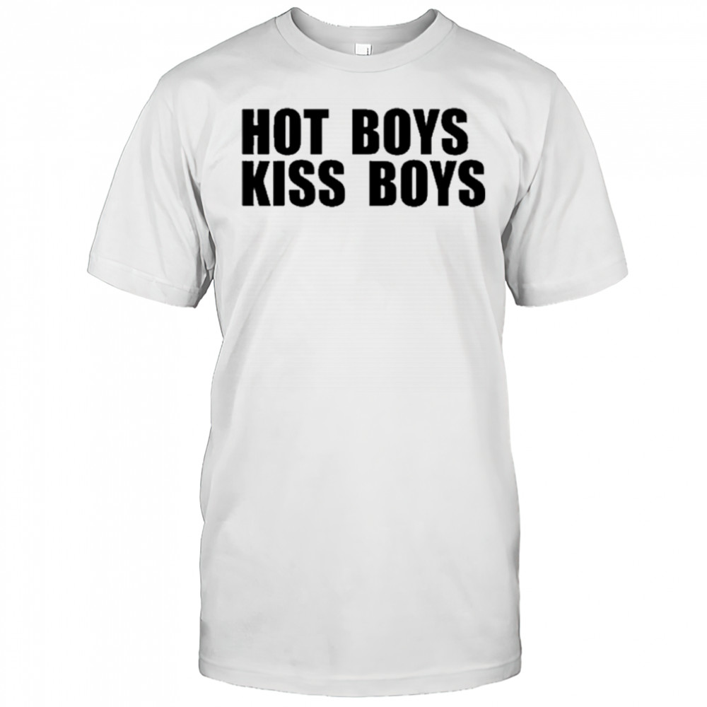 Hot Boys Kiss Boys T-shirt