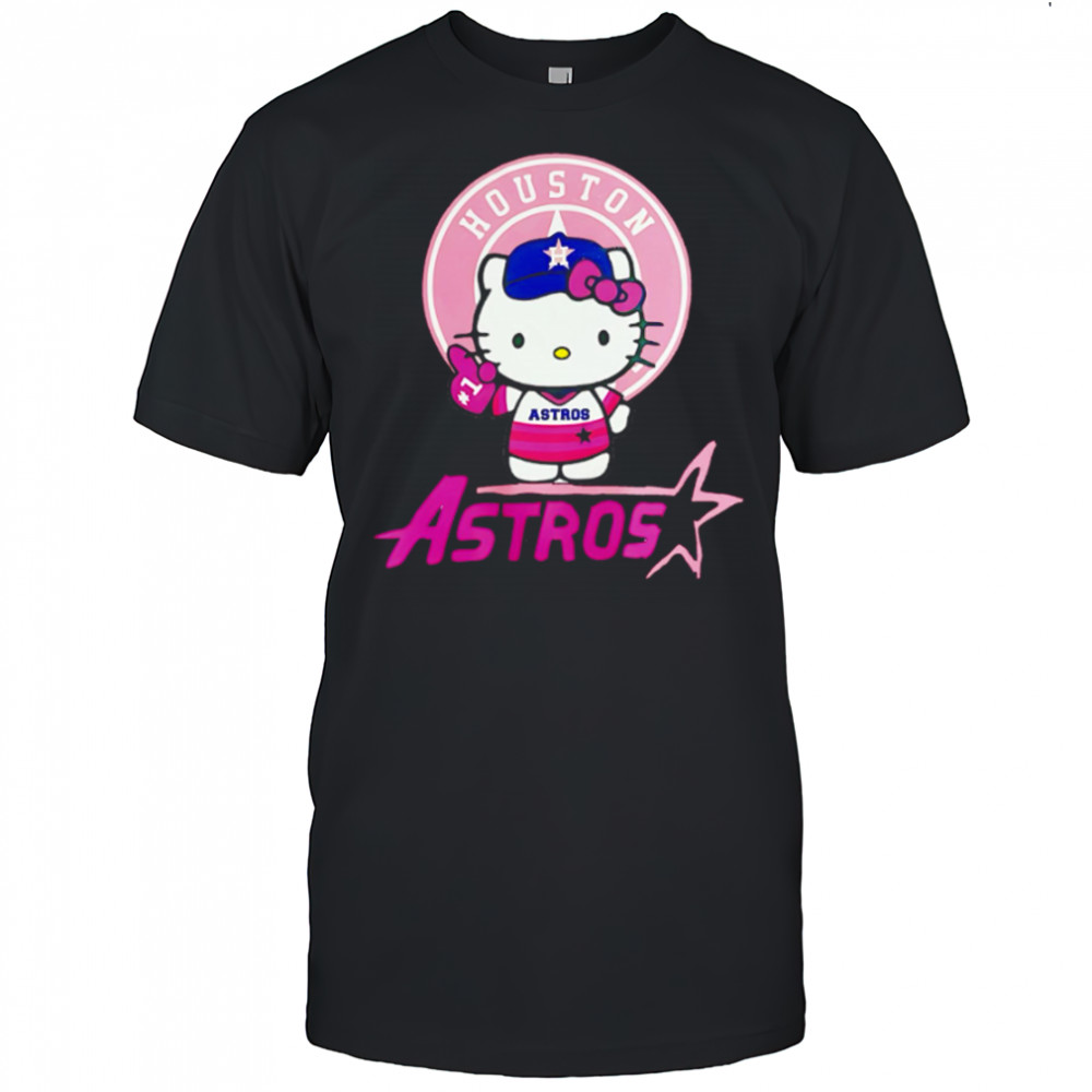 Houston Astros Hello Kitty pink girl shirt