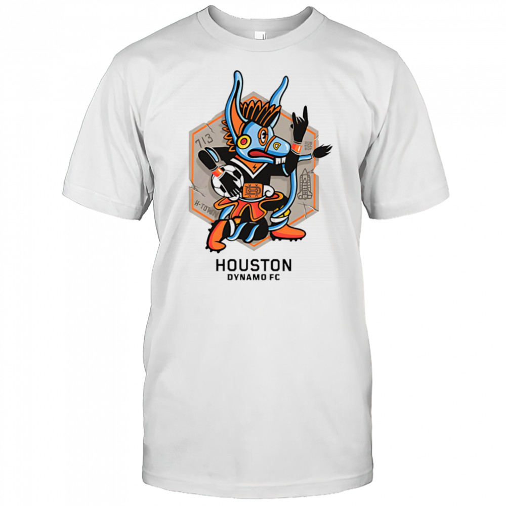 Houston Dynamo FC x Free Walls H-Town Collection Hexagon shirt