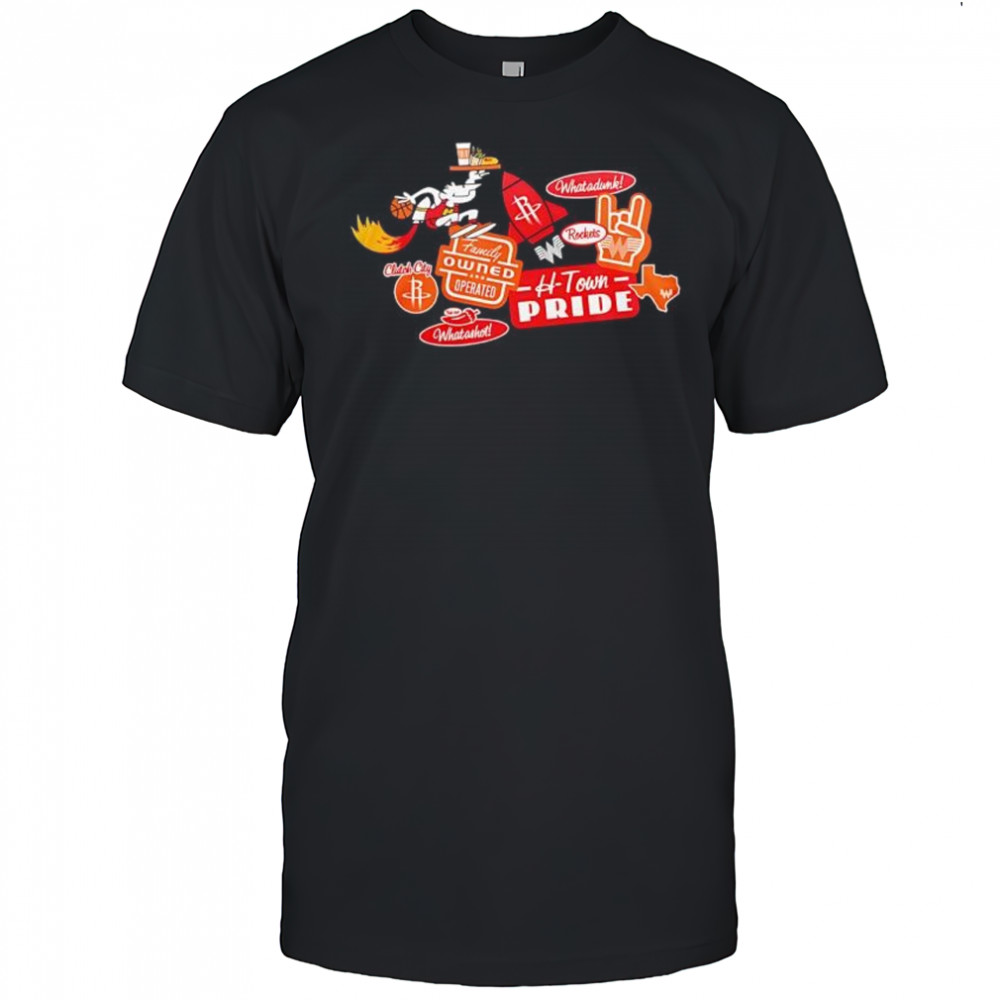 Houston Rockets x Whataburger H-town pride New Collection 2025 shirt
